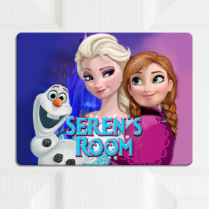 Personalised Frozen Kids Door Sign KD30