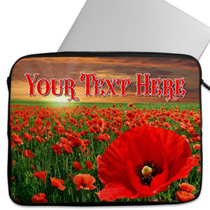 Personalised Poppy Tablet Sleeve Laptop iPad Case SH194