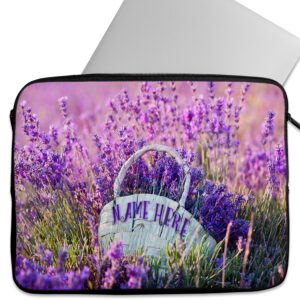 Personalised Lavender Tablet Sleeve Laptop Womens iPad Case SH154