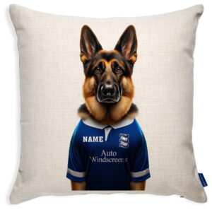 Birmingham Football German Shepherd Dog Cushion Personalised Cover DFC138