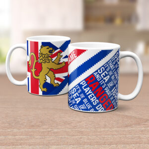 Personalised Glasgow Rangers Football Mug RFM22