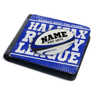 Personalised Halifax R.L.F.C. Rugby League Wallet RPW04