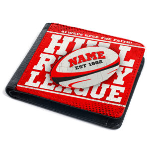 Personalised Hull KR Rugby League Wallet RPW07