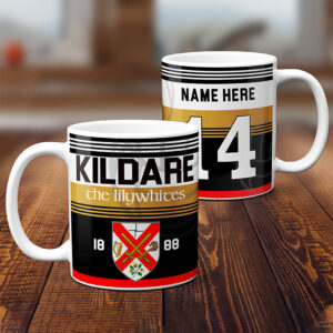 Personalised Kildare Gaelic Football Mug GNM14