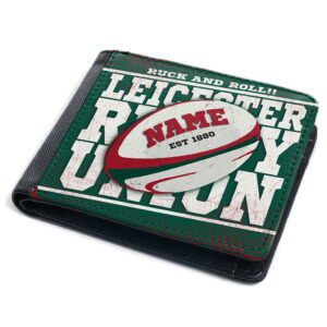 Personalised Leicester Tigers Rugby Union Wallet RPW25