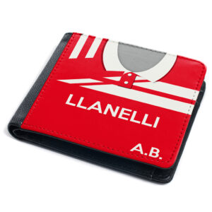 Personalised Llanelli Rugby Union Wallet RSW08