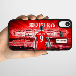 Personalised Middlesbrough Football Gel Phone Case AF85