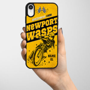 Personalised Newport Wasps Speedway Gel Phone Case SP18