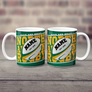 Personalised Northampton Saints Rugby Union Mug RPM28