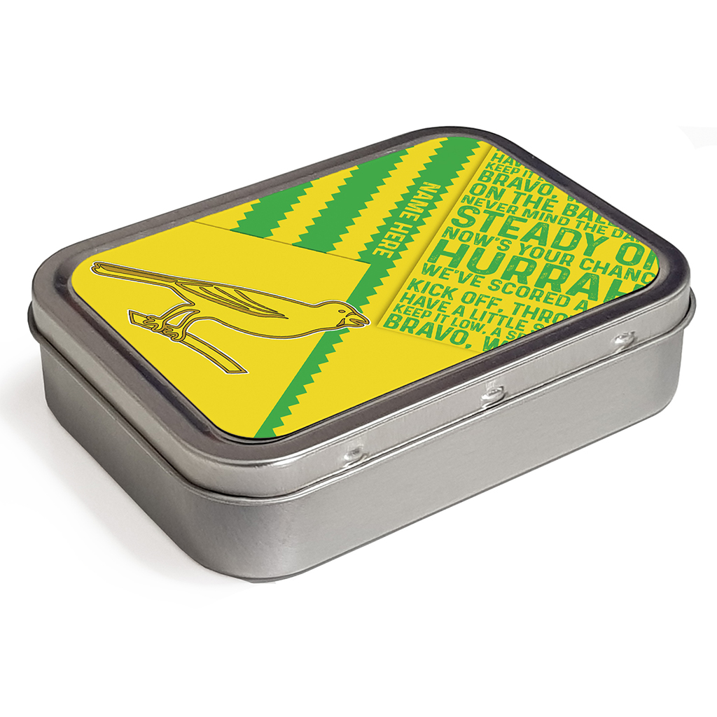 Personalised Norwich Football Tobacco Tin RF51 - Image 2