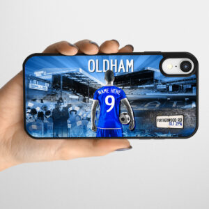 Personalised Oldham Football Gel Phone Case AF96