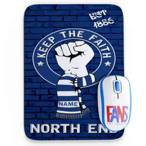 Personalised Preston North End Football Keep The Faith Mouse Mat KTF49G