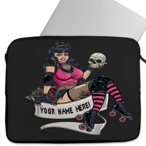 Personalised Roller Derby Tablet Sleeve Laptop Womens iPad Case ST242