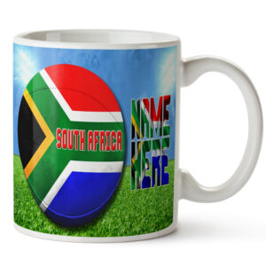 Personalised South Africa Rugby Mug SH241