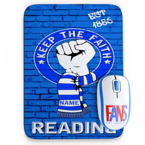 Personalised Reading Football Keep The Faith Mouse Mat KTF51G