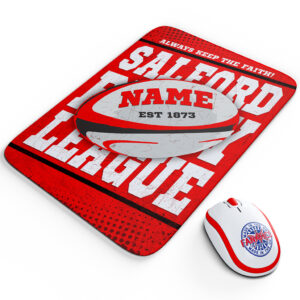 Personalised Salford Rugby League Mouse Mat RP14