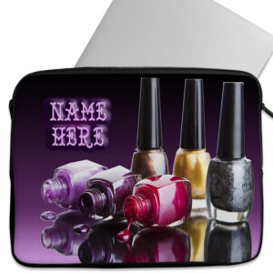 Personalised Nail Varish Tablet Sleeve Laptop Womens iPad Case SH172