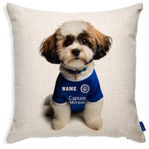 Millwall Football ShiPoo Dog Cushion Personalised Cover DFC359