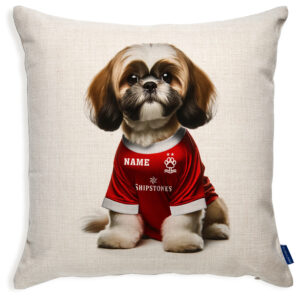 Nottingham Football Shih Tzu Dog Cushion Personalised Cover DFC515