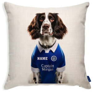Millwall Football Springer Spaniel Dog Cushion Personalised Cover DFC360