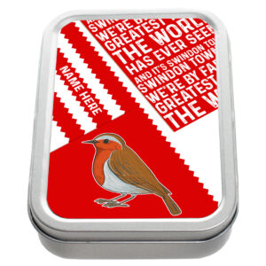 Personalised Swindon Town Football Tobacco Tin RF19