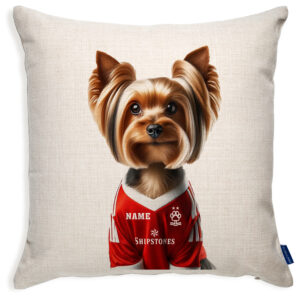 Nottingham Football Yorkie Dog Cushion Personalised Cover DFC522