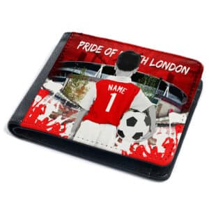 Personalised Arsenal Football Boys Wallet CF02