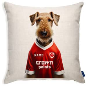Liverpool Football Airedale Dog Cushion Personalised Cover DFC367