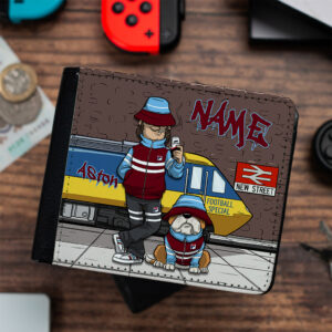Personalised Aston Villa Football Casuals Wallet FTW03