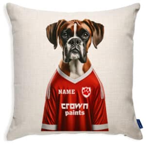 Liverpool Football Boxer Dog Cushion Personalised Cover DFC377
