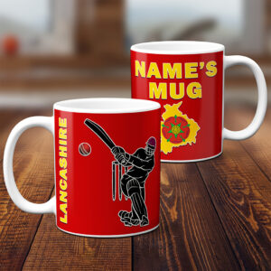 Personalised Lancashire County Cricket Mug CRIM08