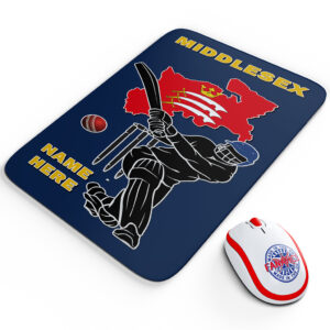 Personalised Middlesex County Cricket Mouse Mat CRI10