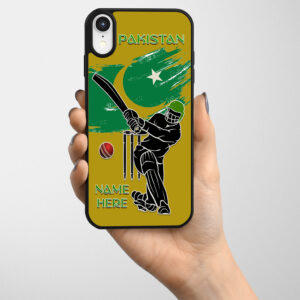 Personalised Pakistan Cricket Gel Phone Case CRI24