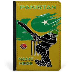 Personalised Pakistan Cricket Passport Case CRI24