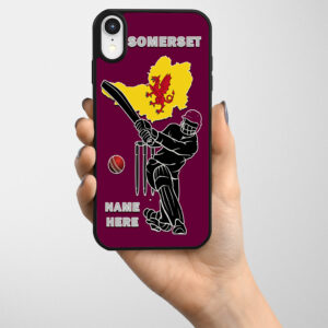 Personalised Somerset Cricket Gel Phone Case CRI14
