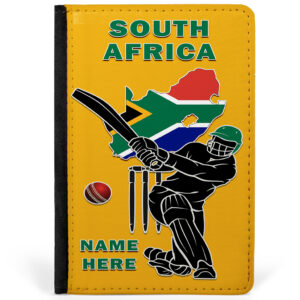 Personalised South Africa Cricket Passport Case CRI25