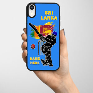 Personalised Sri Lanka Cricket Gel Phone Case CRI26