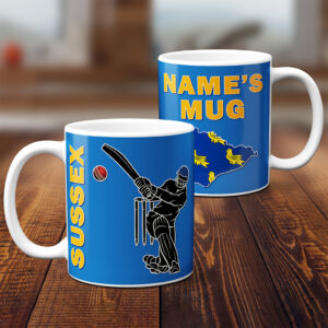 Personalised Sussex County Cricket Mug CRIM16