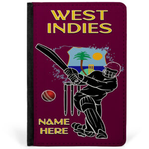 Personalised West Indies Cricket Passport Case CRI27