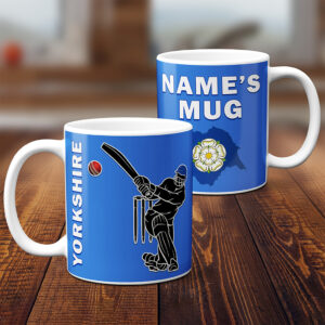 Personalised Yorkshire County Cricket Mug CRIM19