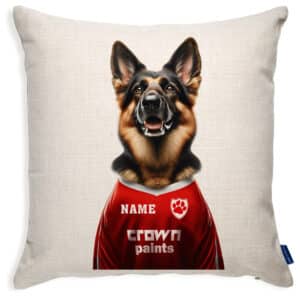 Liverpool Football German Shepherd Dog Cushion Personalised Cover DFC397