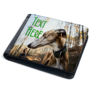 Personalised Greyhound Dog Wallet KS175A