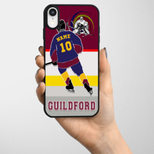 Personalised Guildford Flames Ice Hockey Gel Phone Case IH07