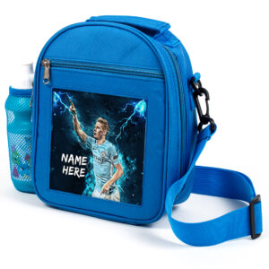 Personalised Kevin De Bruyne Man City Football Player Lunch Bag NL23