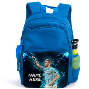 Personalised Kevin De Bruyne Man City Football Player Backpack NL23