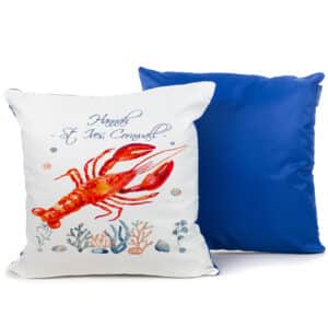 Personalised Lobster Seaside Waterproof Cushion Cover KC115