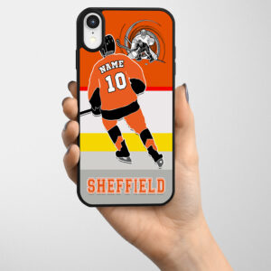 Personalised Sheffield Steelers Ice Hockey Gel Phone Case IH10