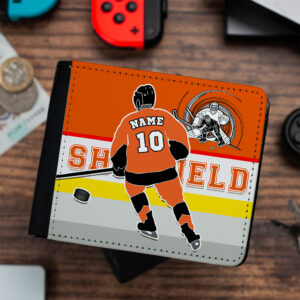 Personalised Sheffield Steelers Ice Hockey Wallet IHW10