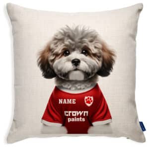 Liverpool Football ShiPoo Dog Cushion Personalised Cover DFC411