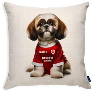Liverpool Football Shih Tzu Dog Cushion Personalised Cover DFC410